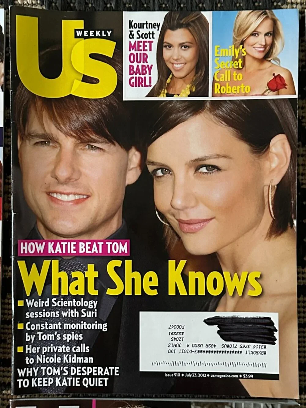 Vintage Lot of 6 US Weekly Magazines 2012 Celebrity Gossip Fashion Party Life